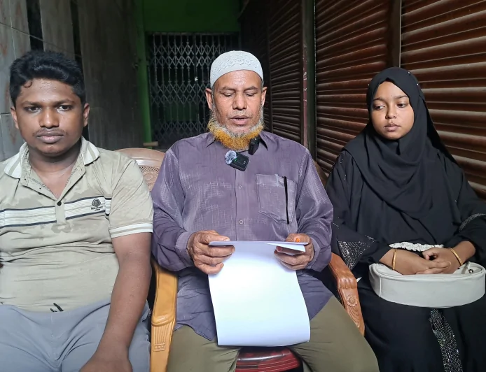 নড়াইলে অপহরণের অভিযোগে সংবাদ সম্মেলন অনুষ্ঠিত