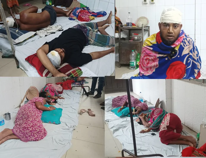 লোহাগড়ায় মাদক বিক্রিতে বাধা দেওয়ায় ২ নারীসহ ৬ জনকে কুপিয়ে আহতের অভিযোগ