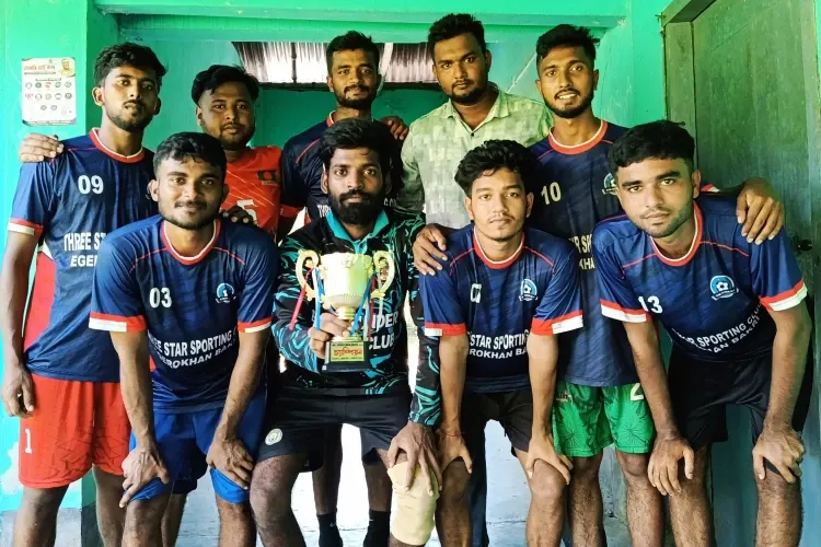 আন্তঃসেমিস্টার ফুটবল টুর্নামেন্টে চ্যাম্পিয়ন চতুর্থ সেমিস্টার