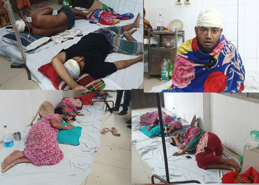 লোহাগড়ায় মাদক বিক্রিতে বাধা দেওয়ায় ২ নারীসহ ৬ জনকে কুপিয়ে আহতের অভিযোগ